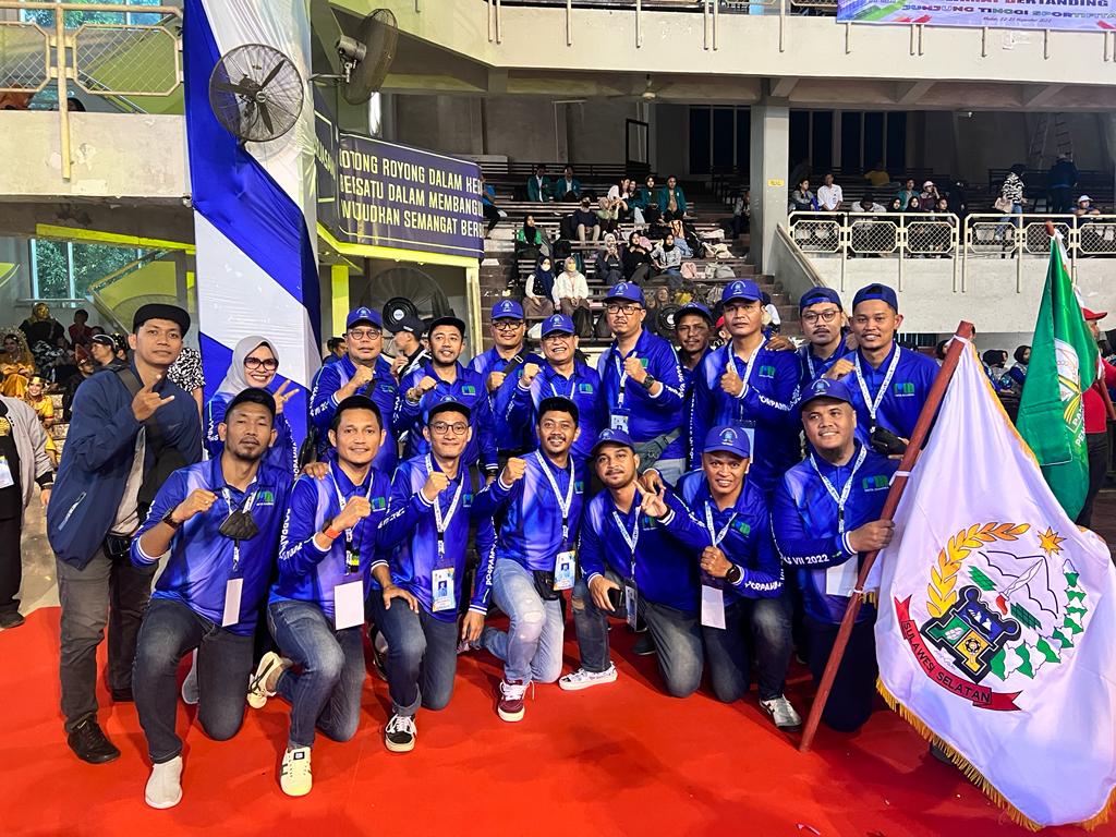 Beni Iskandar Dipercaya Pimpin Kontingen DPD Perpamsi Sulselbar pada Porpomnas 2022 di Medan